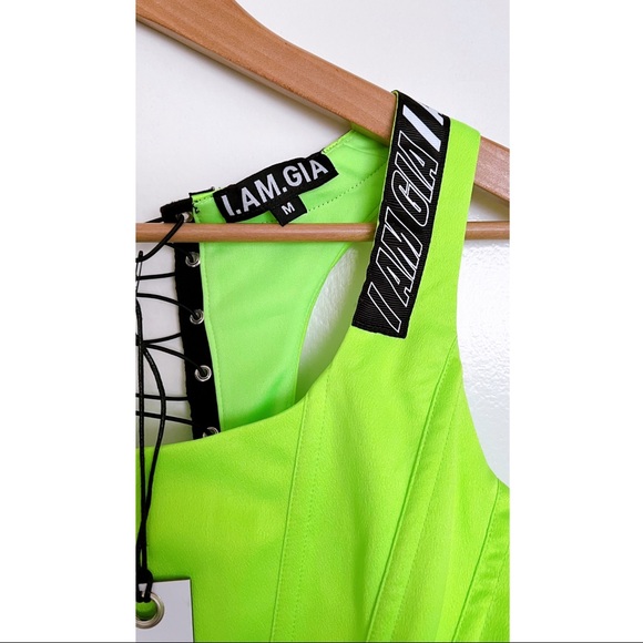I AM GIA Corset - Neon Green - Picture 3 of 3